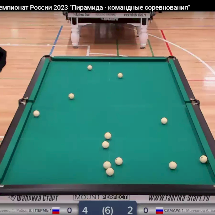 Пермские бильярдисты Рябов и Каменев завоевали 1 победу на Чемпионате Казахстана по “Пирамиде - командные соревнования” в Калуге